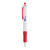 Custom Vortex Recycled White Barrel Pen - Red