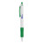 Custom Vortex Recycled White Barrel Pen - Green
