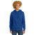 Custom District Perfect Weight Fleece Hoodie - Deep Royal Blue 