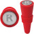 Custom Bonito Silicone Wine Stopper - Red