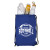 Custom Madrid RPET Sport Bag - Blue Front View 