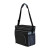 Custom Rovena 16-Can Lunch Cooler - Black Side View 