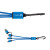 Custom Libra 4-in-1 Charging Cable Set - Blue Side View 