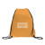 Custom Capella Recycled Drawcord Bag - Orange 