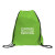 Custom Capella Recycled Drawcord Bag - Lime Green