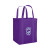 Custom Vespera Recycled Non-Woven Tote with Bottom Insert - Purple 