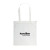 Custom Draco Recycled Non-Woven Tote - White 