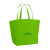 Custom Mira Recycled Non-Woven Tote - Lime Green