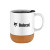 Custom Fairbank 12 oz Cork Base Ceramic Mug - White 