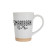 Custom Toledo 15 oz Speckle Latte Mug with Natural Bottom - White 