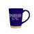 Custom Toledo 15 oz Speckle Latte Mug with Natural Bottom - Navy