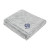 Custom Dream Weaver RPET Plush Blanket - White With Gray 