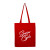 Custom Carolina 4 oz Organic Cotton Tote - Red