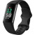Custom Fitbit Charge 6 Advanced Fitness and Health Tracker - Black Front View 