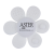 Custom Fafa Flower-Shaped Tactile Fidget Spinner - White 