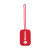 Custom Skye Silicone Luggage Tag - Red