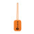 Custom Skye Silicone Luggage Tag - Orange 