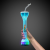 Custom 17 oz. Transparent Blue LED Yard Glass - Full Color - Transparent blue 