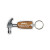 Custom Hammer Shaped USA Made Vinyl Keychain