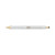 Custom Good Value Cali Gold Retractable Stylus rABS Pen - Off White 