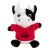 Custom Chelsea Teddy Bear Team Players - 7.5" Plush - Cow 