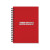 Custom 7" x 10" Journal - 100 Pages - Red