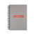 Custom 7" x 10" Journal - 100 Pages - Gray