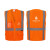 Custom ANSI/ISEA Class 2 Safety Vest - Neon orange