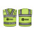 Custom 3M Scotchlite Reflective Tape Public Safety Vest