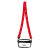 Custom Good Value Essential Sublimated Shoulder Strap - Red 