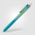 Custom Echo Recycled Plastic Sensory Clip Pen - Full Color - Teal 