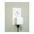 Custom ETL Listed 20W Wall Charger with Retractable Cable - White In Use 