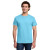 Custom Gildan Light Cotton Tee Shirt - Sky Blue 