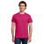 Custom Gildan Light Cotton Tee Shirt - Heliconia Pink 