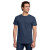 Custom Gildan Light Cotton Tee Shirt - Heather Navy Blue 
