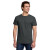Custom Gildan Light Cotton Tee Shirt - Heather Dark Gray 