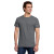 Custom Gildan Light Cotton Tee Shirt - Graphite Heather Gray 