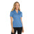 Custom Port Authority Women's Silk Touch Performance Polo - Carolina Blue 