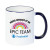 Custom 11oz Epic Team Mug With Colored Handle - Blue