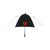 Custom Hurricane Vented Pro Golf Umbrella - Black/White