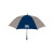 Custom Hurricane Vented Pro Golf Umbrella - Gray/Navy blue