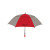Custom Hurricane Vented Pro Golf Umbrella - Gray/red