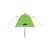 Custom Hurricane Vented Pro Golf Umbrella - Lime green/white