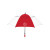 Custom Hurricane Vented Pro Golf Umbrella - Red/white
