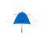 Custom Hurricane Vented Pro Golf Umbrella - Royal blue/white