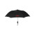 Custom Elite Compact Folding Umbrella- Solid Colors - Black