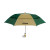 Custom The Compact Vented Umbrella - Hunter green/khaki