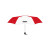 Custom Slim-Fold Econo Umbrella - Red/white