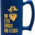 Custom Silipint Beer Stein - 28 oz. - Classic Blue