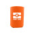 Custom USA Made Can Coolers - Orange